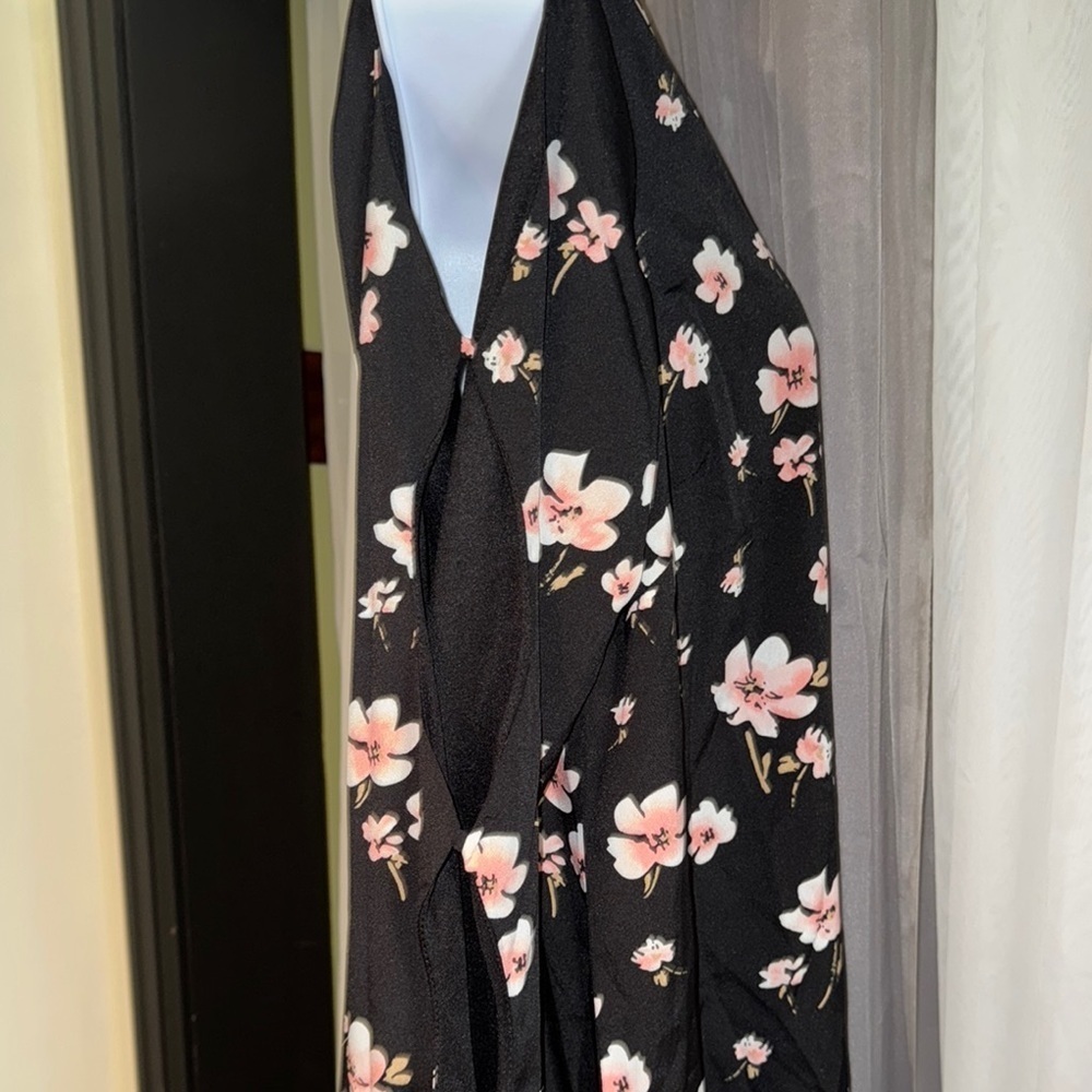 Philosophy Black and Pink Floral Dress - Picture 8 of 12